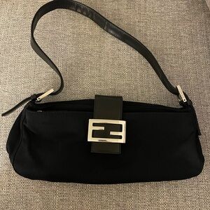 Fendi Vintage Canvas Baguette